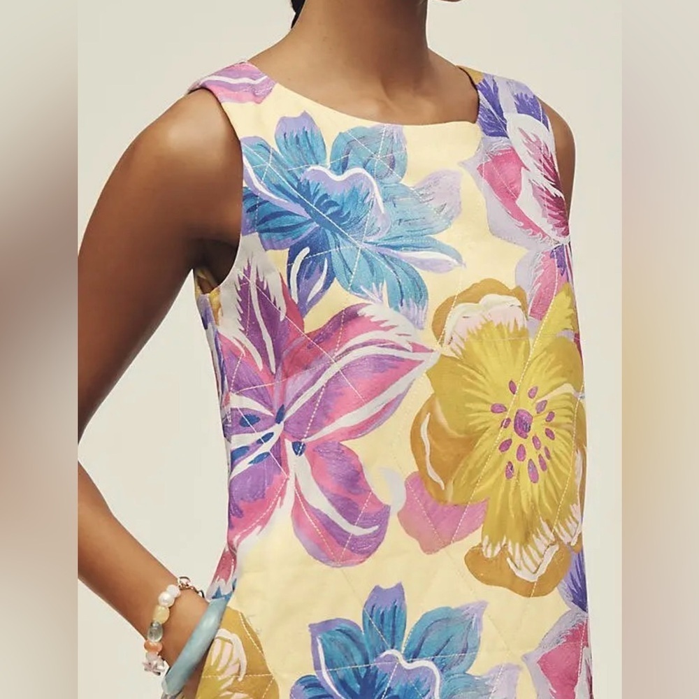 FARM RIO X
ANTHROPOLOGIE
SLEEVELESS MINI SHIFT
DRESS - Picture 3 of 4